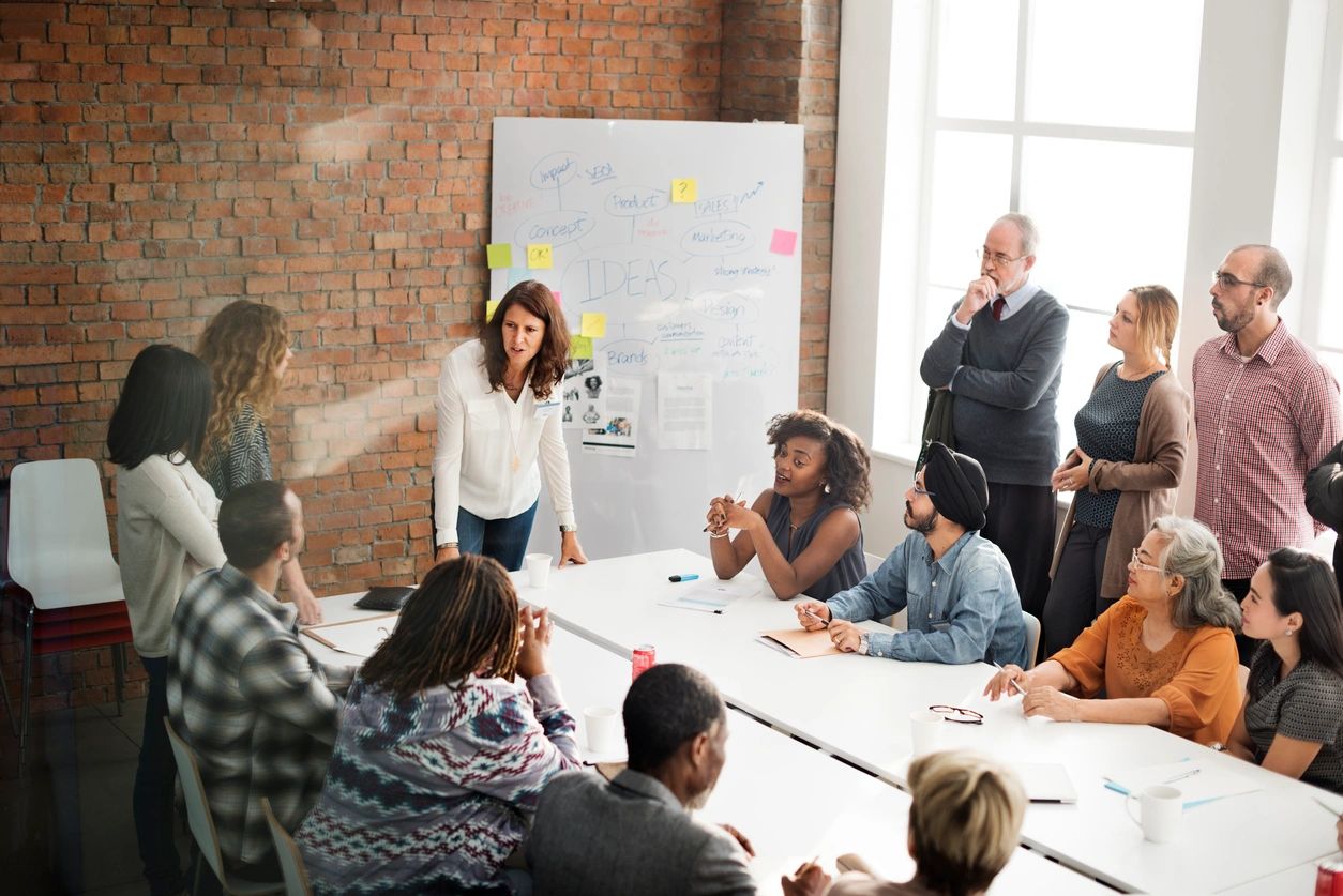 Project management and change planning session